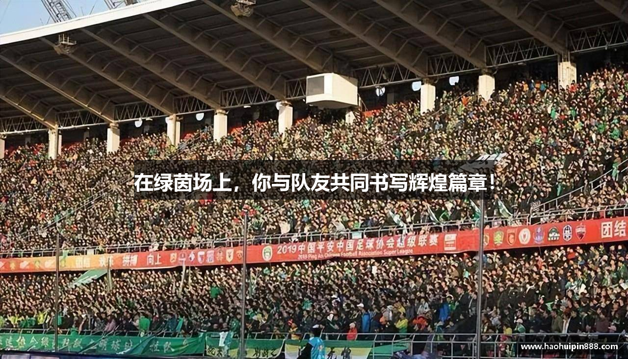 在绿茵场上，你与队友共同书写辉煌篇章！